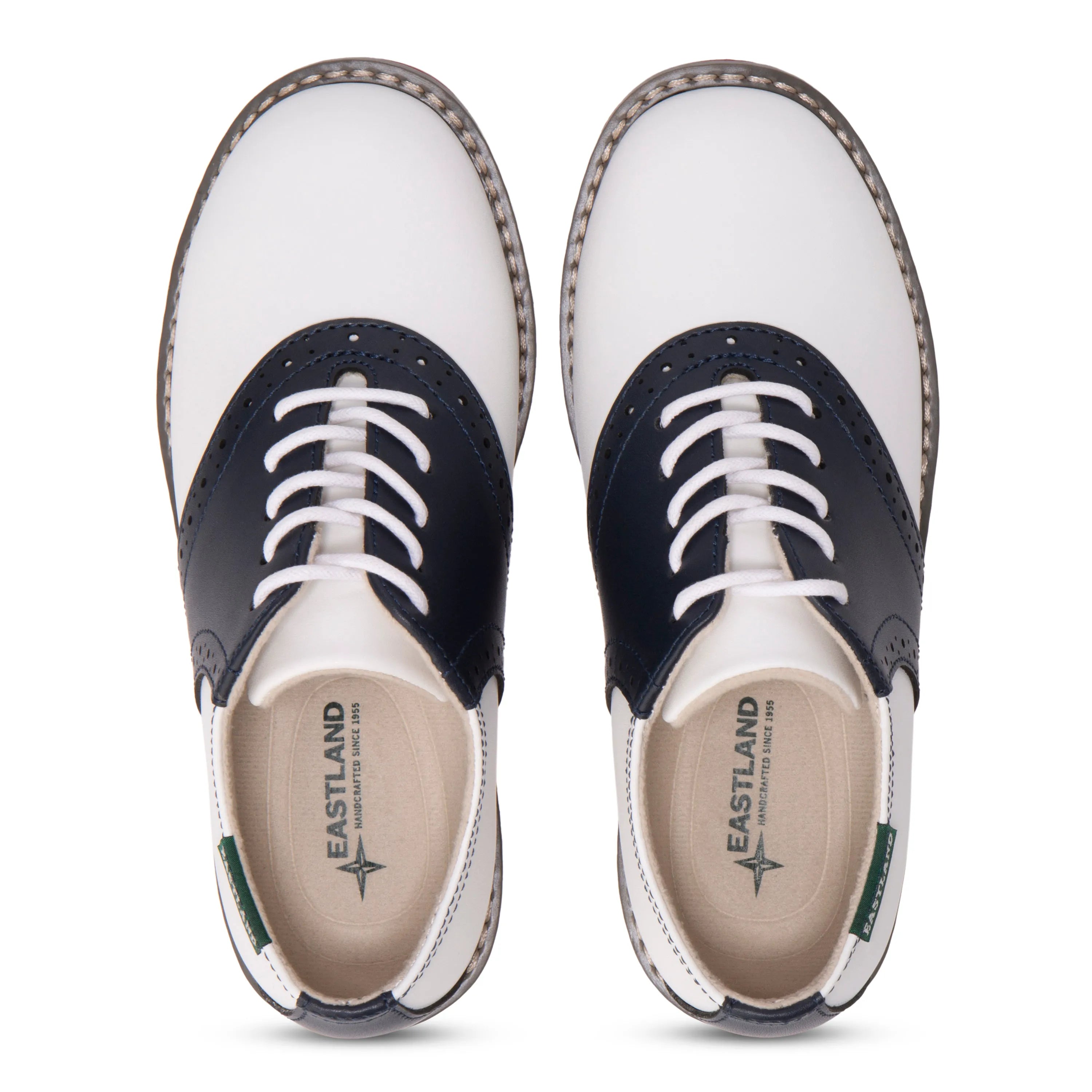 Navy and White